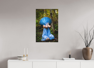 20 x 30″, Canvas Indigo Milk Cap