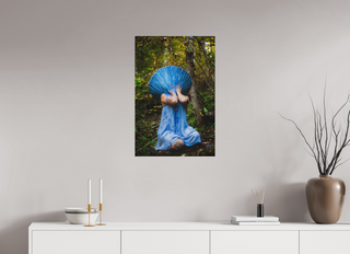 20 x 30″, Silk Indigo Milk Cap