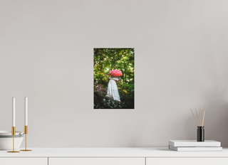 8 x 12″, Silk Amanita muscaria