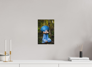 8 x 12″, Silk Indigo Milk Cap