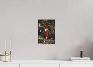 8 x 12″, Silk Chanterelle Lady